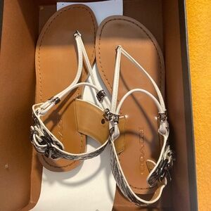 Woman coach sandals